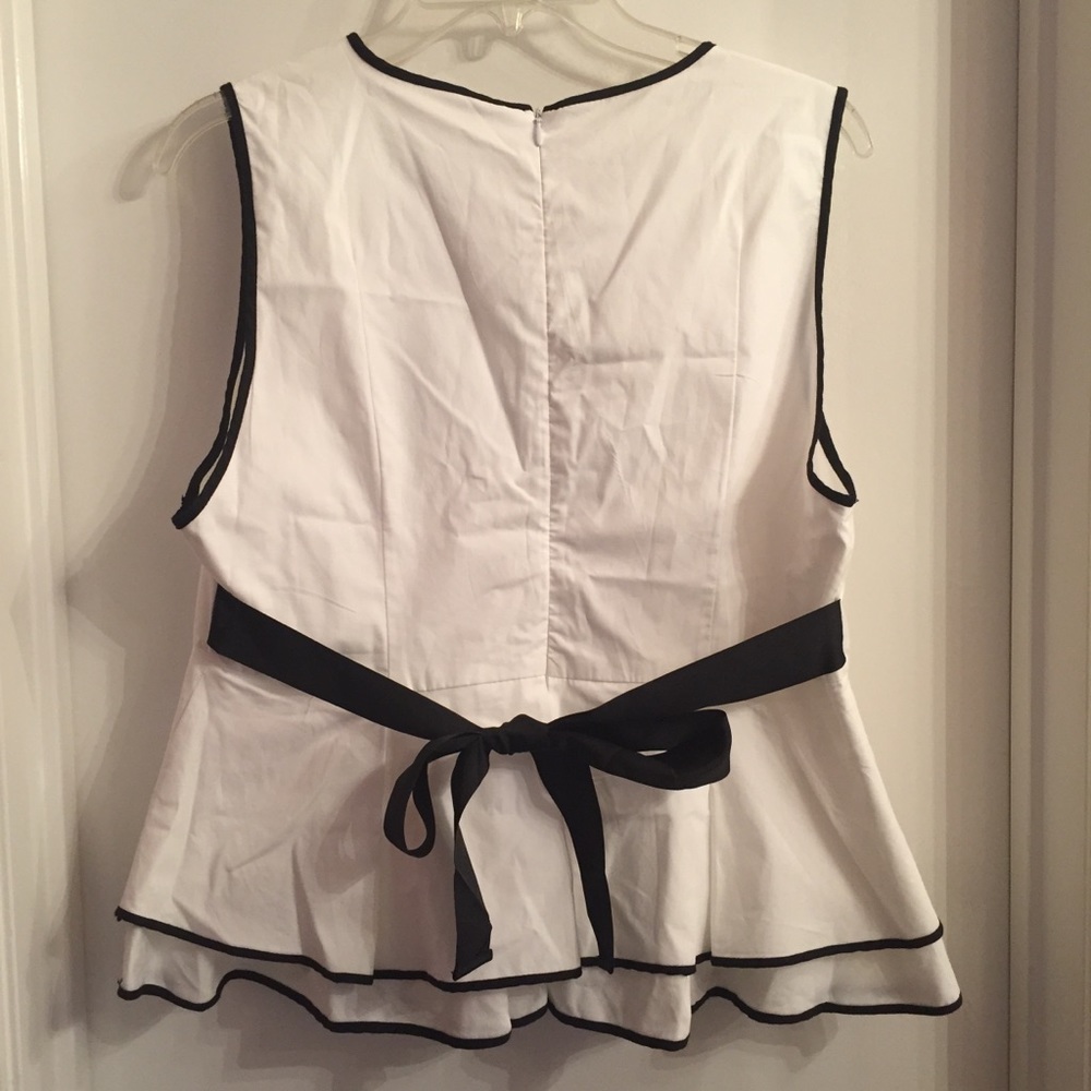 Zara Ruffle Peplum Top - Picture 6 of 7